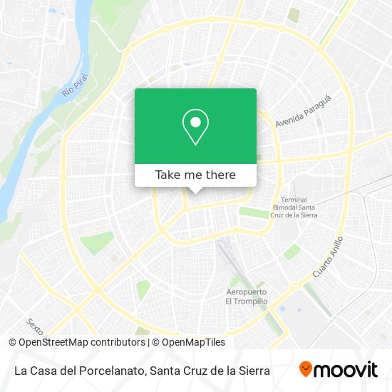 Mapa de La Casa del Porcelanato