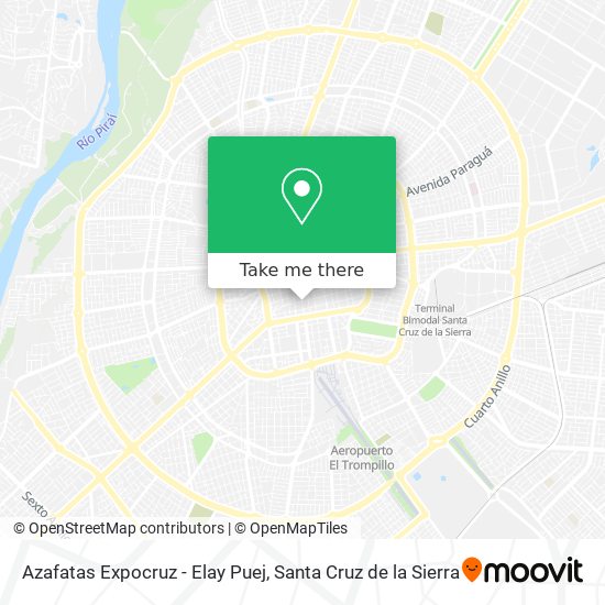 Azafatas Expocruz - Elay Puej map