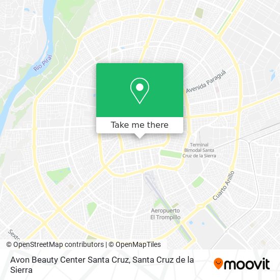 Avon Beauty Center Santa Cruz map