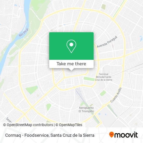 Cormaq - Foodservice map