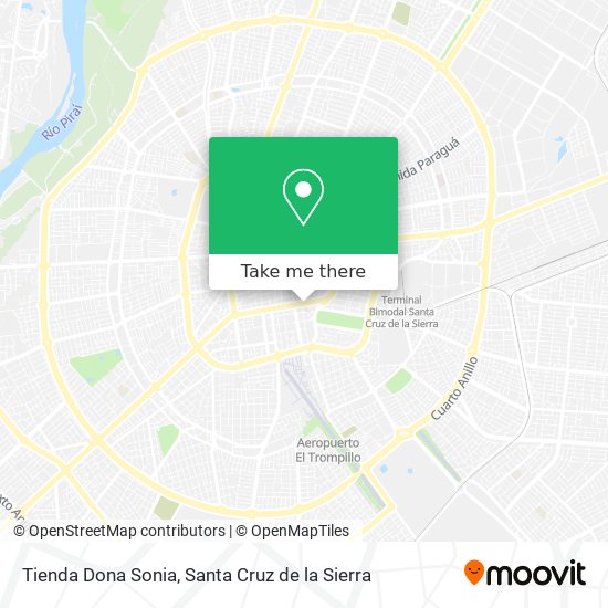 Mapa de Tienda Dona Sonia