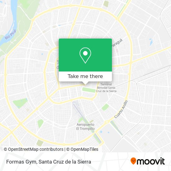 Formas Gym map