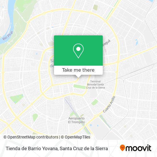 Mapa de Tienda de Barrio Yovana