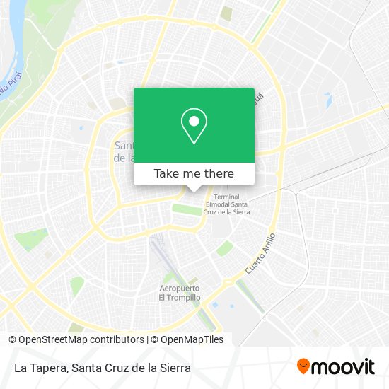La Tapera map