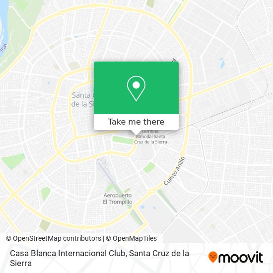 Casa Blanca Internacional Club map