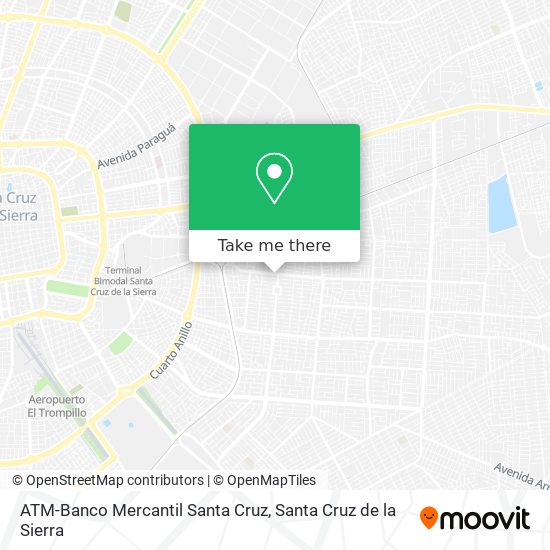 ATM-Banco Mercantil Santa Cruz map