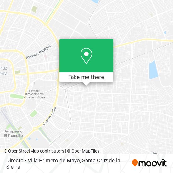 Mapa de Directo - Villa Primero de Mayo