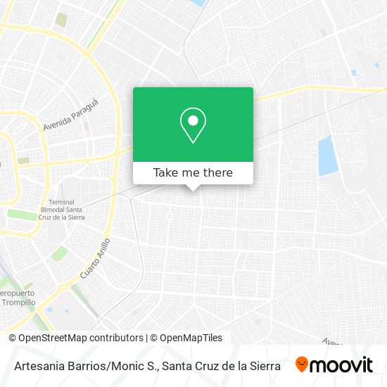 Artesania Barrios/Monic S. map