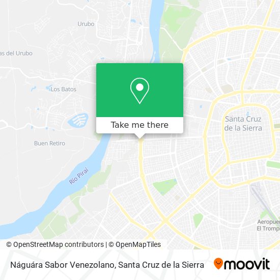 Mapa de Náguára Sabor Venezolano