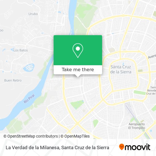 La Verdad de la Milanesa map