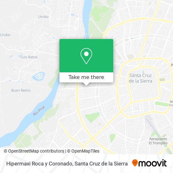 Hipermaxi Roca y Coronado map