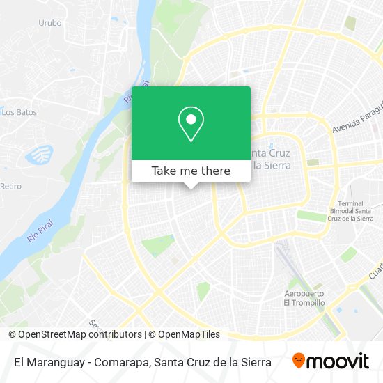 El Maranguay - Comarapa map
