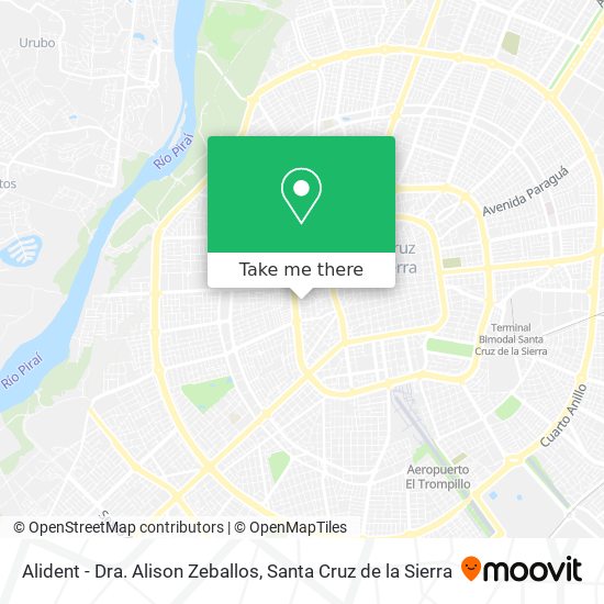 Alident - Dra. Alison Zeballos map
