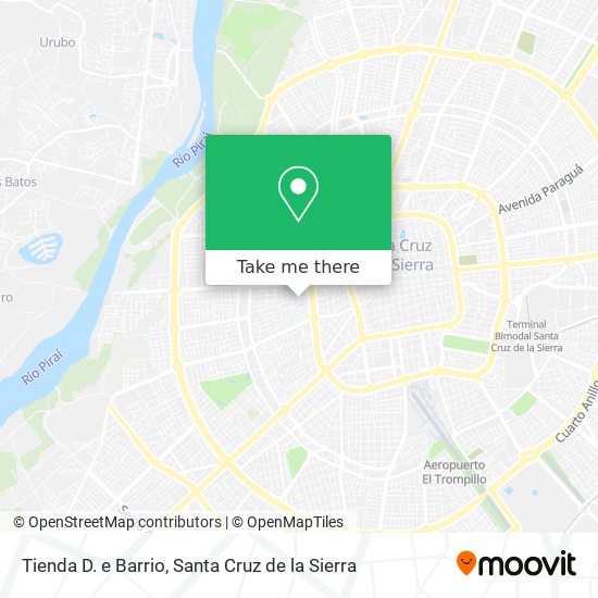 Mapa de Tienda D. e Barrio