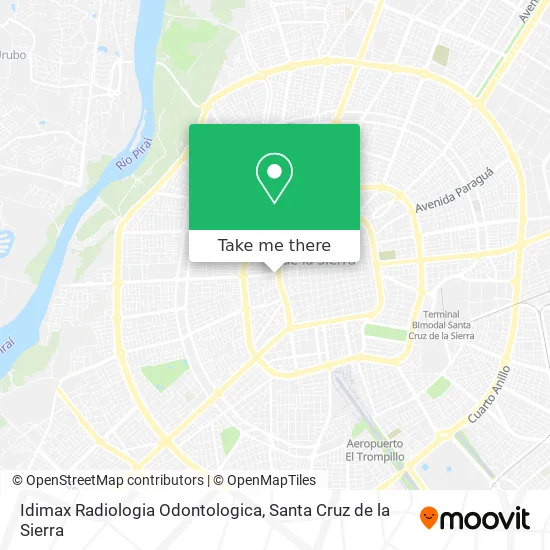 Mapa de Idimax Radiologia Odontologica