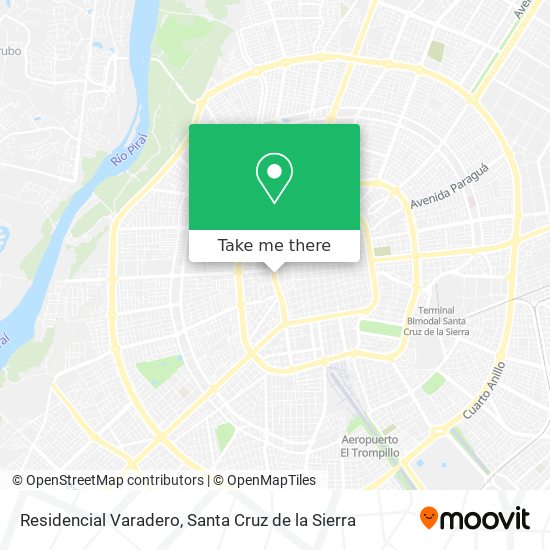Residencial Varadero map