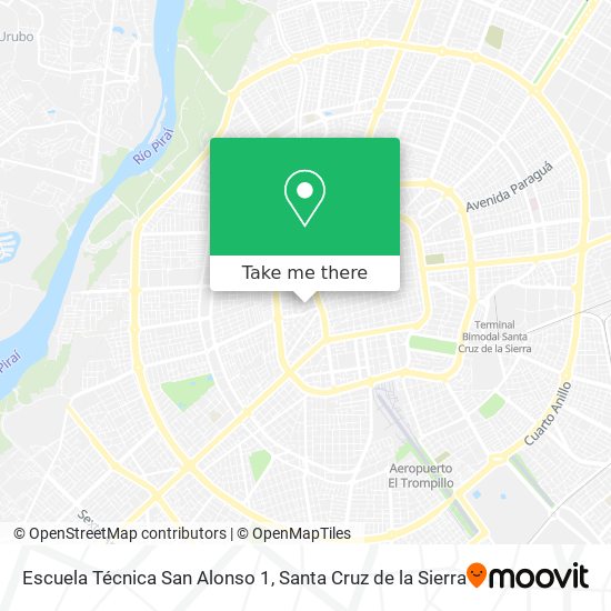 Escuela Técnica San Alonso 1 map