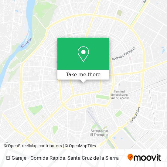 El Garaje - Comida Rápida map