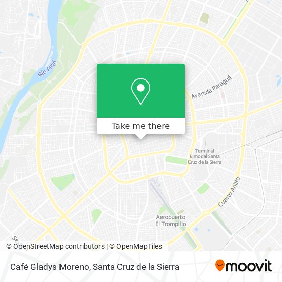Café Gladys Moreno map