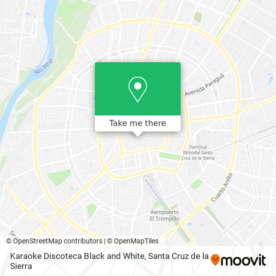 Karaoke Discoteca Black and White map