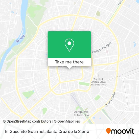 El Gauchito Gourmet map