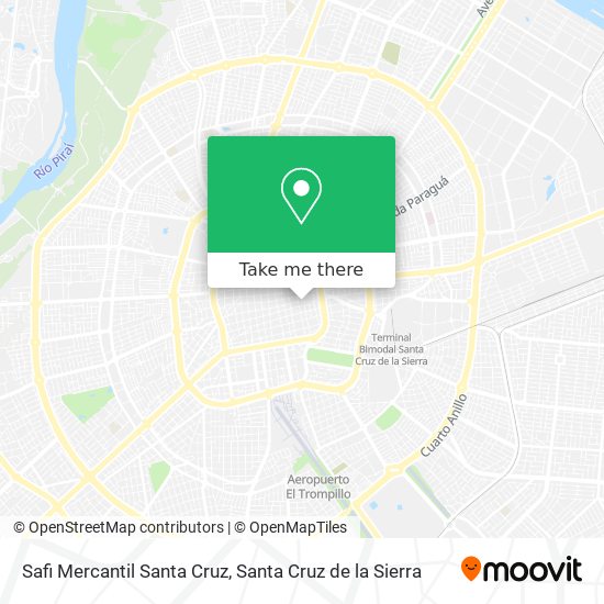 Safi Mercantil Santa Cruz map