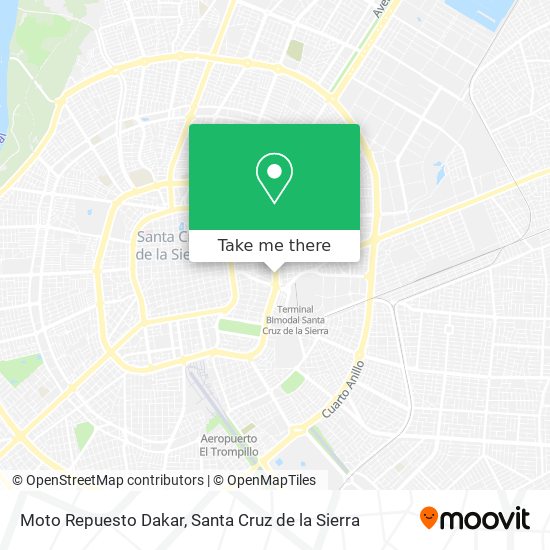 Moto Repuesto Dakar map