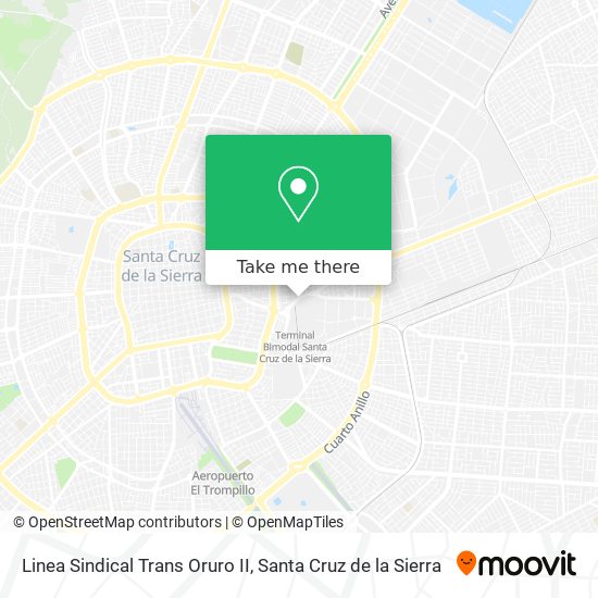 Linea Sindical Trans Oruro II map