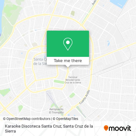 Karaoke Discoteca Santa Cruz map