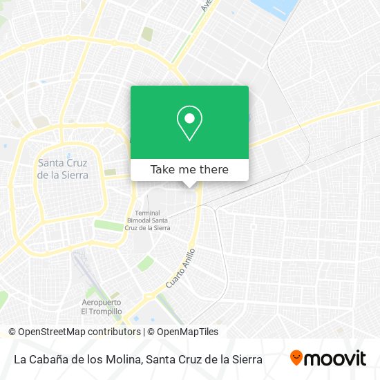 La Cabaña de los Molina map