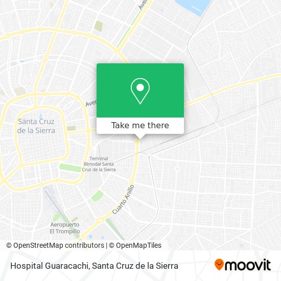 Hospital Guaracachi map