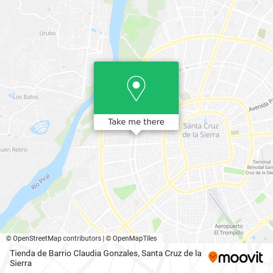 Tienda de Barrio Claudia Gonzales map