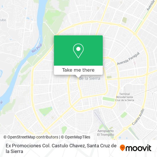 Mapa de Ex Promociones Col. Castulo Chavez