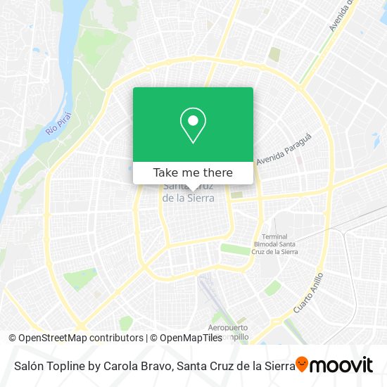 Salón Topline by Carola Bravo map