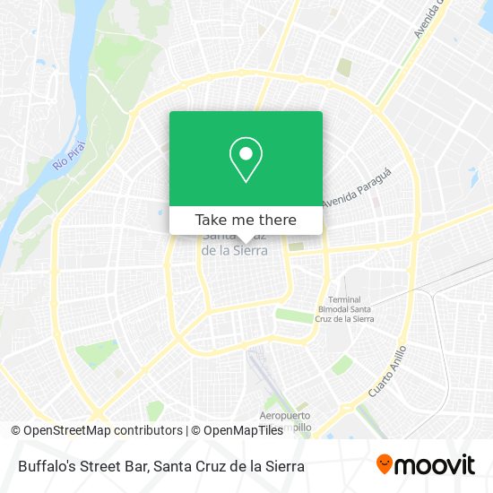Buffalo's Street Bar map