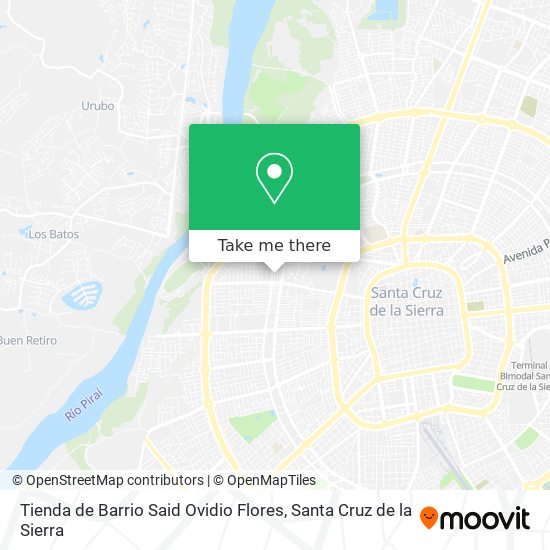 Mapa de Tienda de Barrio Said Ovidio Flores