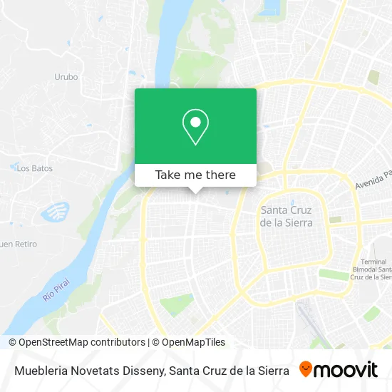 Mapa de Muebleria Novetats Disseny