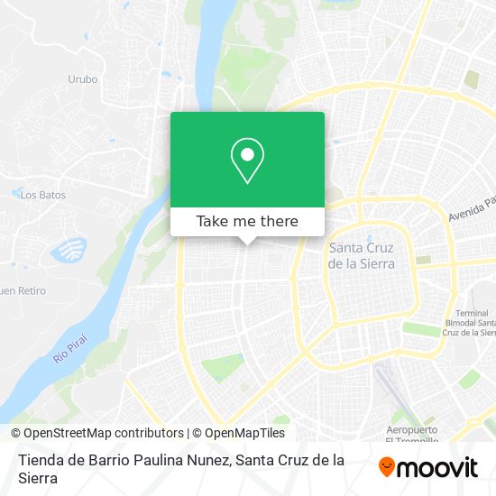 Mapa de Tienda de Barrio Paulina Nunez