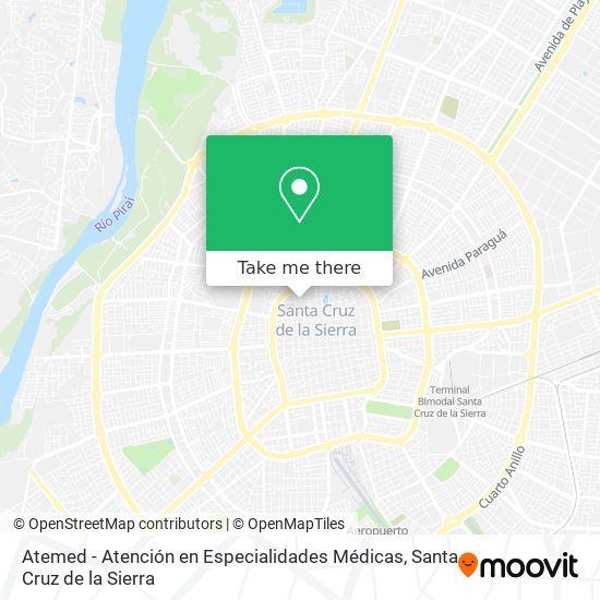 Atemed - Atención en Especialidades Médicas map