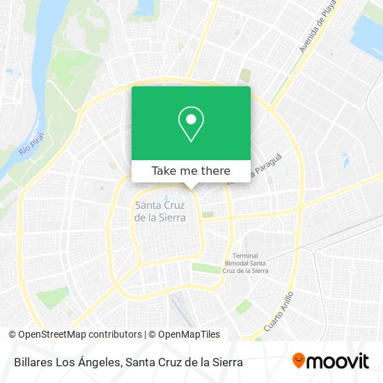 Mapa de Billares Los Ángeles