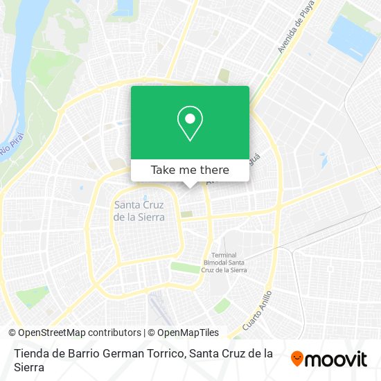 Tienda de Barrio German Torrico map