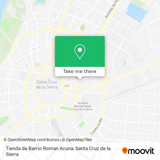 Mapa de Tienda de Barrio Roman Acuna