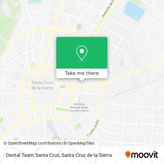 Mapa de Dental Team Santa Cruz