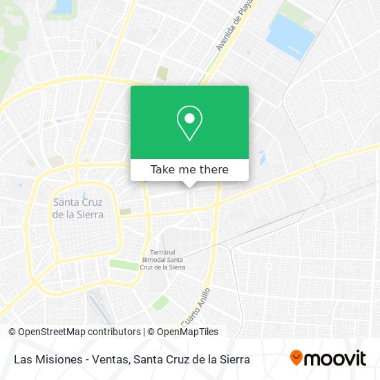 Las Misiones - Ventas map