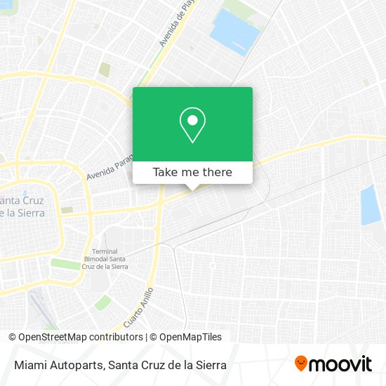 Miami Autoparts map