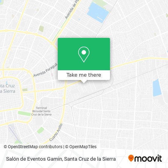 Salón de Eventos Gamin map