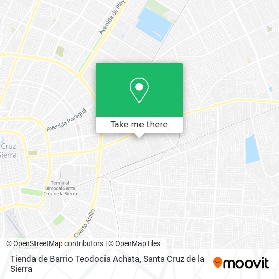 Mapa de Tienda de Barrio Teodocia Achata