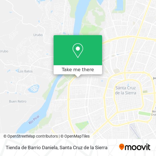 Mapa de Tienda de Barrio Daniela