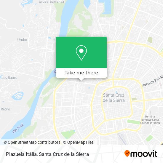 Plazuela Itália map