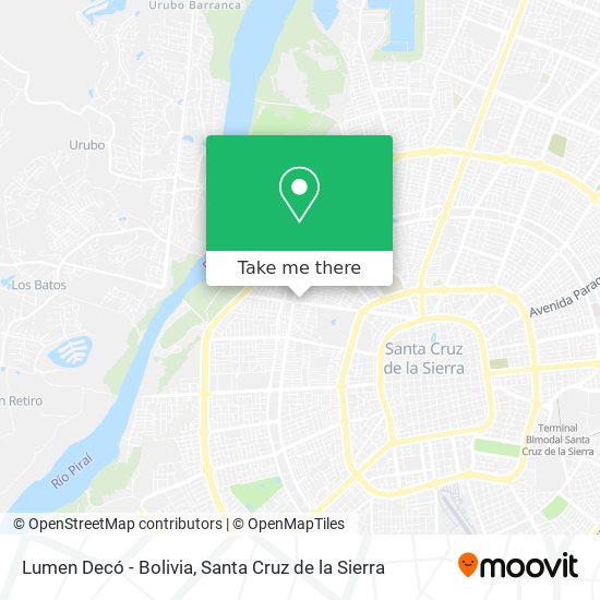 Lumen Decó - Bolivia map